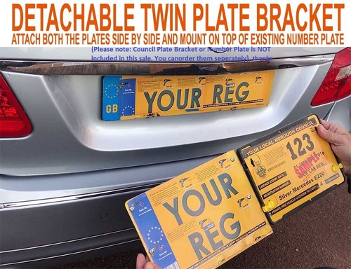 Twin plate bracket - plate,