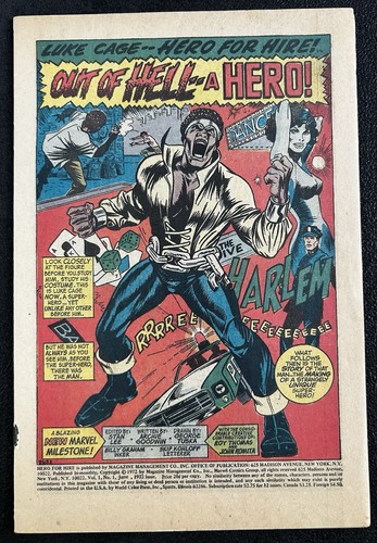 Hero for hire 1972 - 1972, 1st